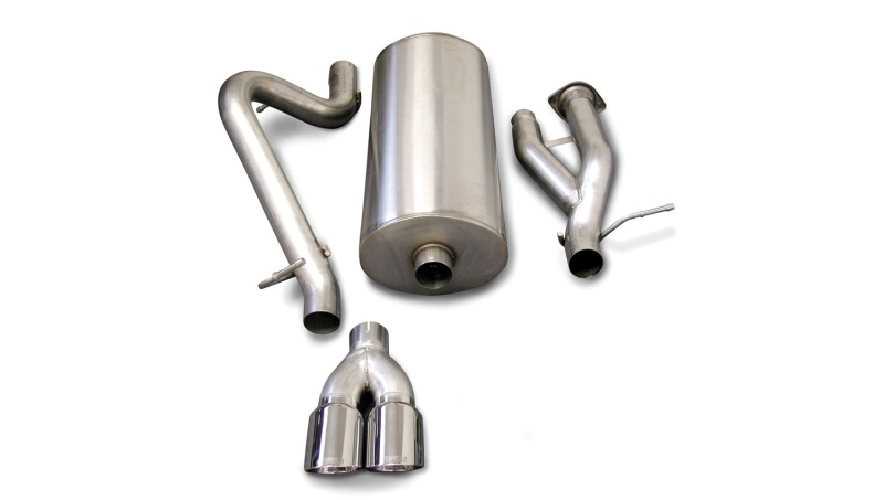 Hummer H2 Performance Exhaust - CORSA Performance - Cat-Back Sport - Polished - `03-`06